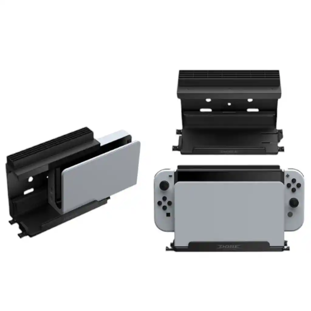 Soporte Pared Base Para Switch Dock + 2 Soporte Controles
