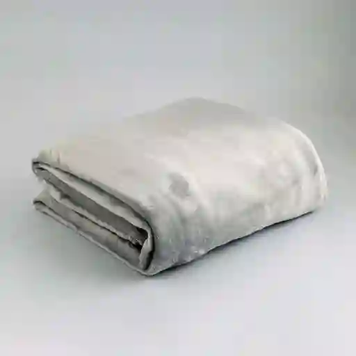 Cobija Expressions Flannel Sencillo 160x220cm Gris Poliester