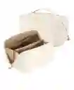 Cosmetiquera Tendencia Tipo Bolso Rosada O Beige