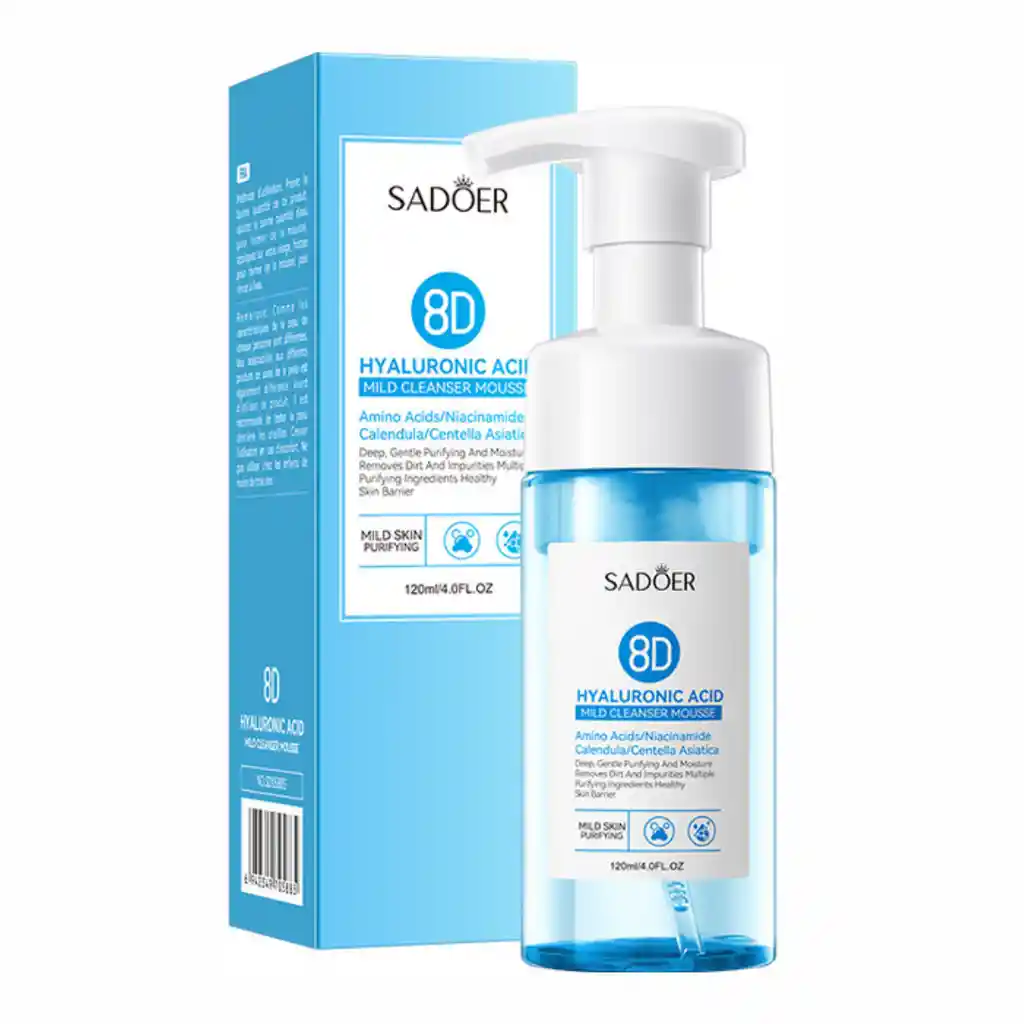 Espuma Facial Suave Acid Hyaluron 120ml Sd05885 8d sadoer
