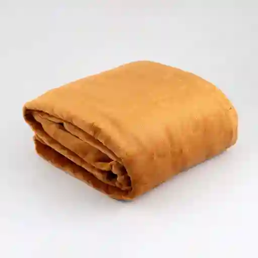 Cobija Expressions Flannel Doble 180x220cm Camel Poliester