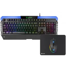 Combo Gamer 3 En 1 Teclado Mouse Pad Mouse Rgb Sades Sa-d10
