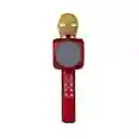 Microfono Karaoke Parlante Led Inalambrico Fiestas Reuniones