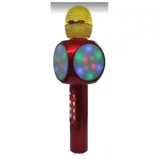 Microfono Karaoke Parlante Led Inalambrico Fiestas Reuniones