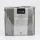 Cobija Expressions Flannel Queen 200x220cm Gris Poliester