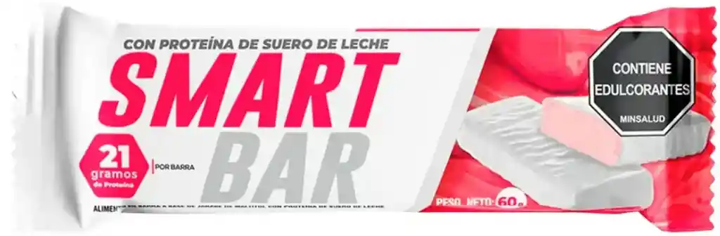 Barra De Proteína Smart Bar Fresa