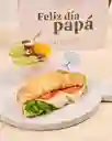 Detalle Sorpresa Para Papá Con Sandwich Gourmet, Pancakes Y Parfait