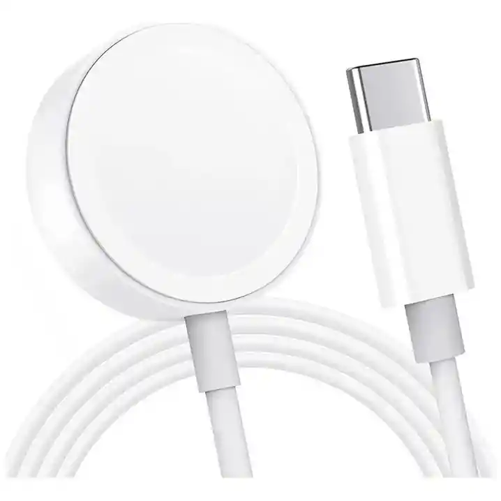 Cable Cargador Apple Watch Magnético Usb-c 1.0 Metro Blanco