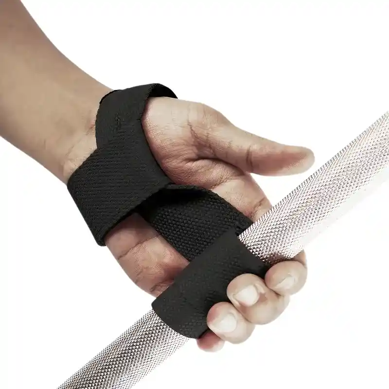 Straps Correas Levantamiento Pesas Gym Gimnasio Set X2 Color Negro