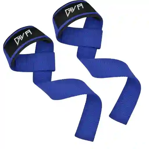 Straps Correas Levantamiento Pesas Gym Gimnasio Set X2 Color Azul