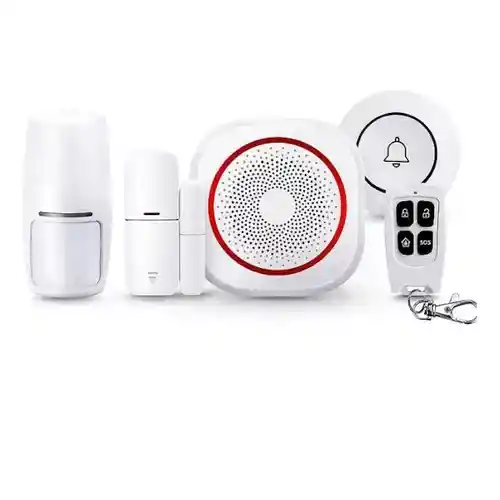Kit Alarma Wifi Sencillo App Tuya