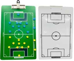 Tabla Tactica Deportiva Doble Cara Magnetica - Escritura/ Verde - Blanco