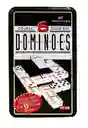 Juego De Domino Pequeño Caja Metalica 28 Fichas