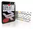 Juego De Domino Pequeño Caja Metalica 28 Fichas