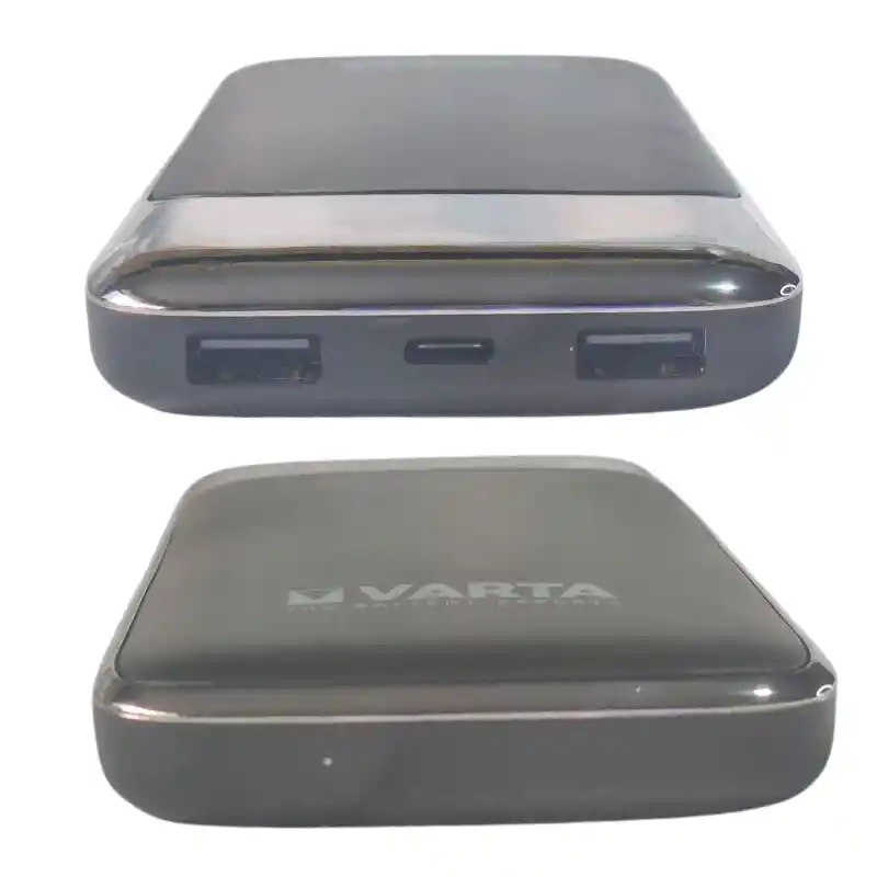 Power Bank Varta 15000 Mah Con Doble Salida Usb Y Carga Rápida