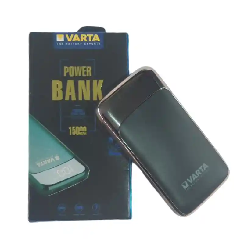 Power Bank Varta 15000 Mah Con Doble Salida Usb Y Carga Rápida