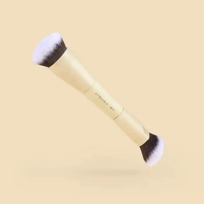 Atenea Duo Glam Brocha Para Base Y Productos En Crema