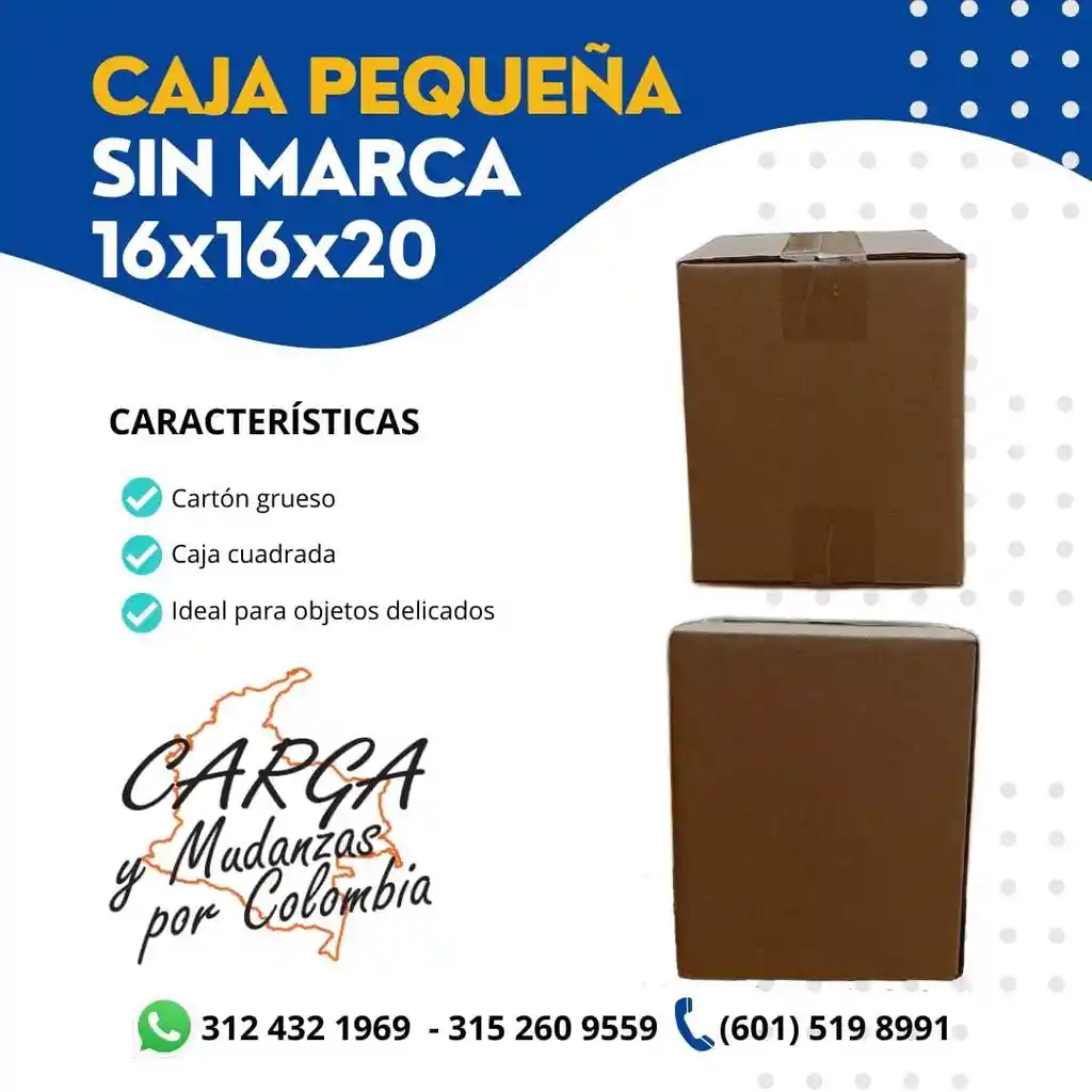 Caja Pequeña Sin Marca 20x16x16-empaque