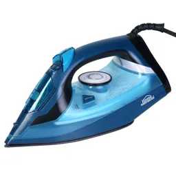 Plancha Home Elements Hepv268v Vapor Antiadherente Azul