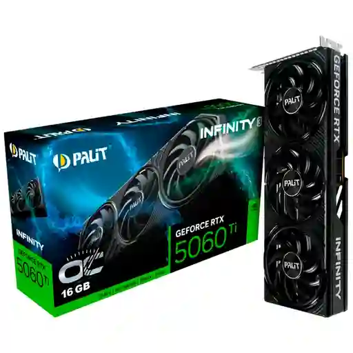 Tarjeta De Vídeo Palit Geforce Rtx 5060 Ti Infinity 3 Oc Gddr7 16gb