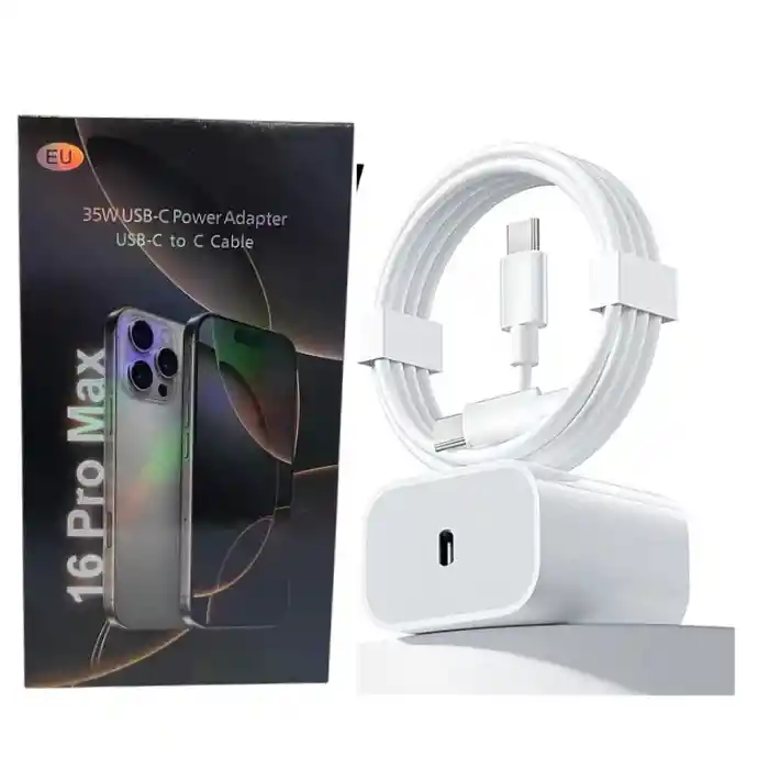 Cargador Iphone 16 Pro Max De 35w Carga Rápida