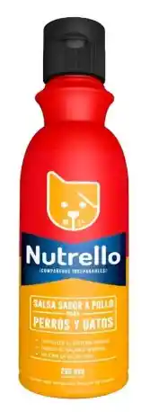 Nutrello Salsa Para Perros Y Gatos Sabor A Pollo 280 Gr