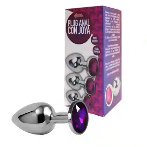 Plug Anal Talla M Acostumbrador Ano Acero Inoxidable Dilatador Anal Joya Anal Medium Size