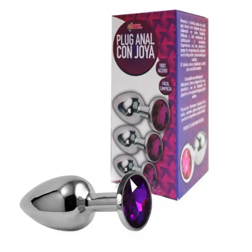 Plug Anal Talla M Acostumbrador Ano Acero Inoxidable Dilatador Anal Joya Anal Medium Size