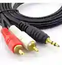 Cable 2x1 Auxiliar Audio 5 Metros 3.5mm Auxiliar