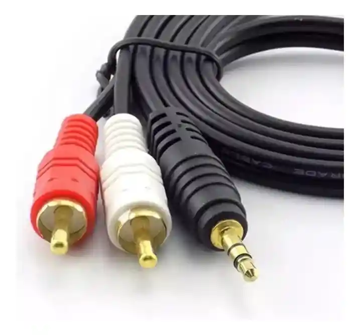 Cable 2x1 Auxiliar Audio 5 Metros 3.5mm Auxiliar