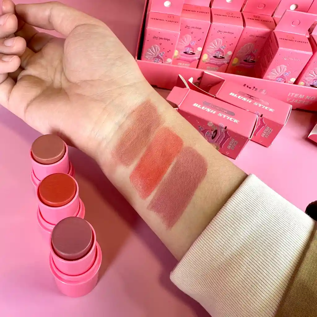 Rubor Blush Stick La Catelrra Tono Surtido Ref Yj42121