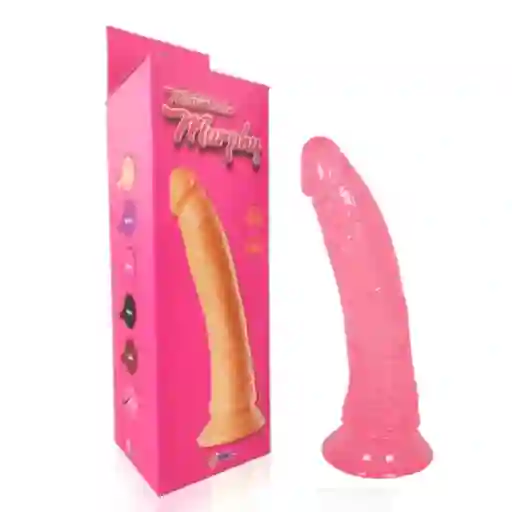 Dildo Masturbador Murphy 22cm Consolador Pink Venoso Realista De Silicona