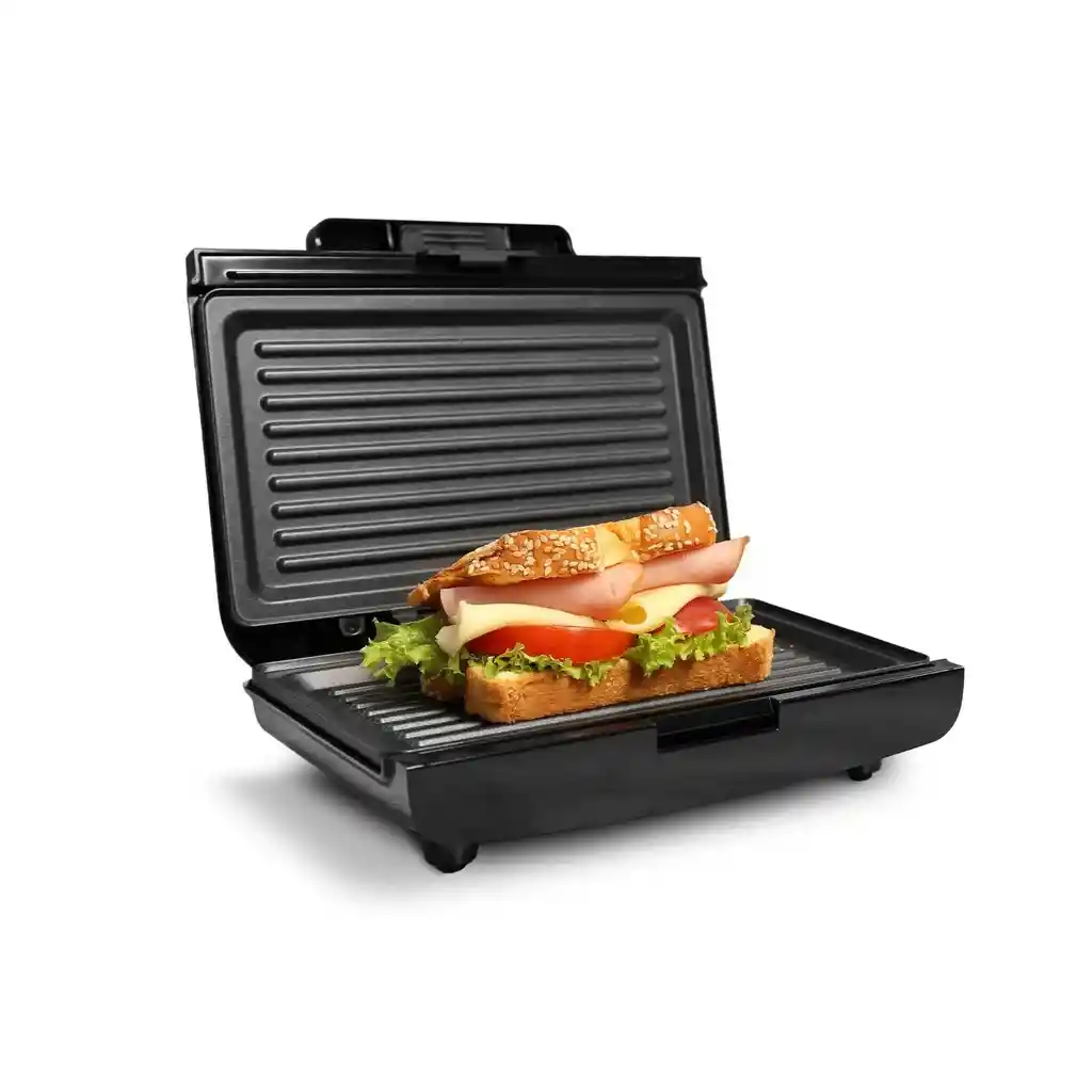 Sanduchera Eléctrica Grill Home Elements 299901027 Negro