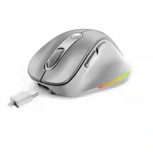 Mouse Inalámbrico Genius Ergo 9000s Pro Plateado