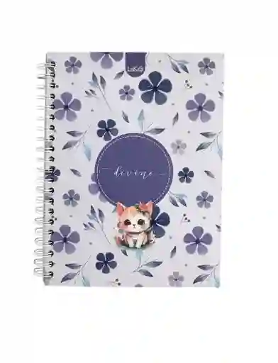 Cuaderno 5 Materias Cuadriculado De Mujer Lukis