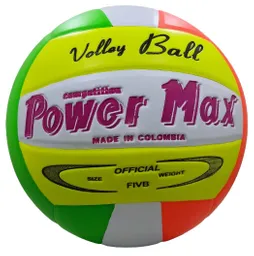 Balón De Voleibol #5 Competicion Power Max Laminado/ Amarillo