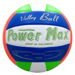 Balón De Voleibol #5 Competicion Power Max Laminado/ Azul - Naranja