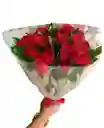 Flores , 24 Rosas Tipo Bouquet