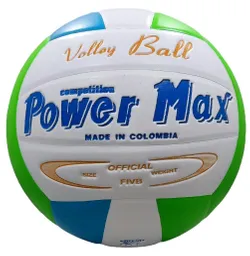 Balón De Voleibol #5 Competicion Power Max Laminado/ Neón - Azul