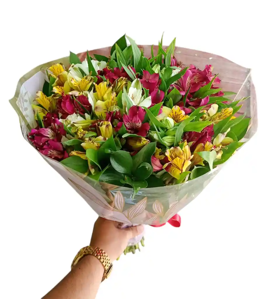 Flores , Astromelia Tipo Bouquet