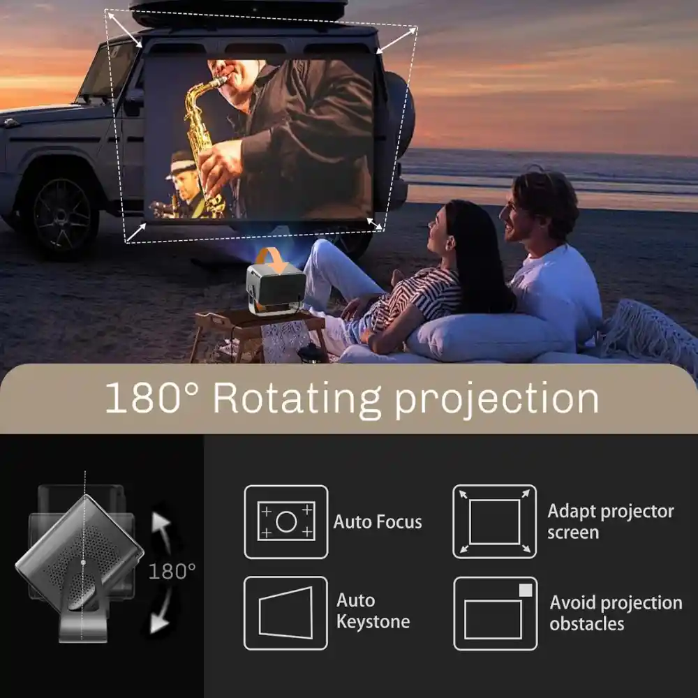 Proyector Inteligente Hippus Wifi 1080 4k Auto Keystone M11