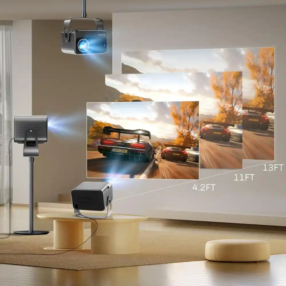 Proyector Inteligente Hippus Wifi 1080 4k Auto Keystone M11