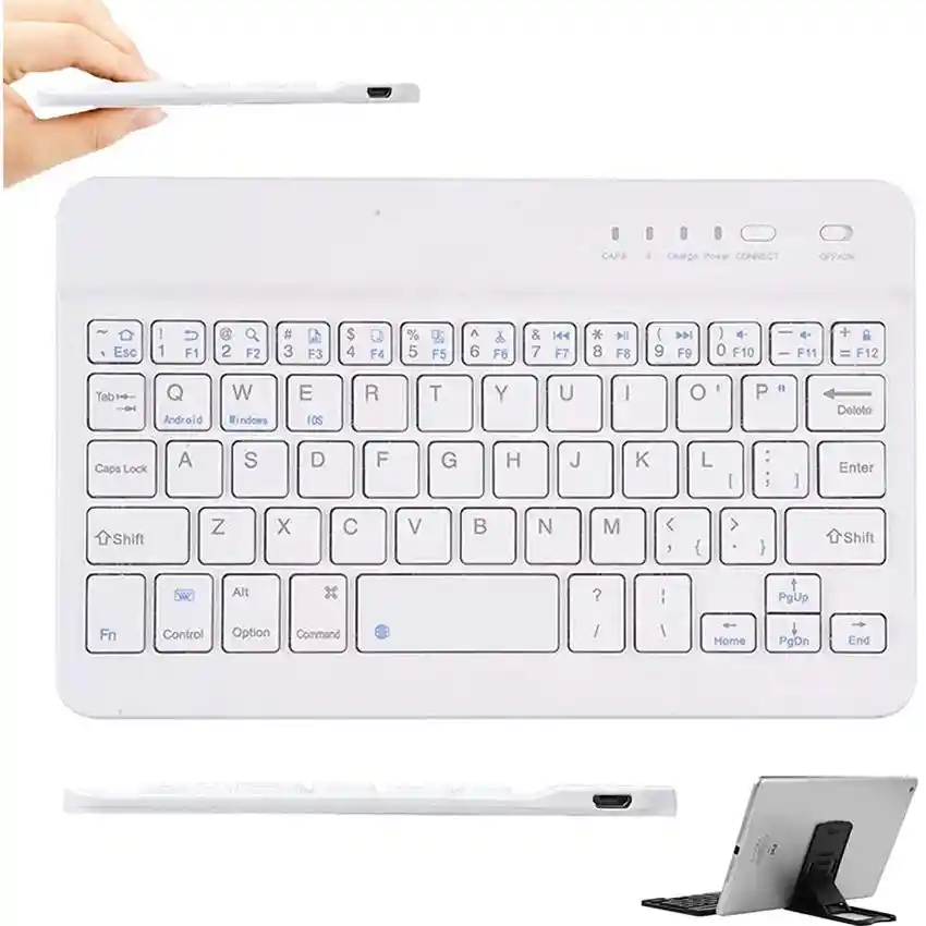 Mini Teclado Bluetooth Seisa Color Blanco / Iphone - Windows - Android