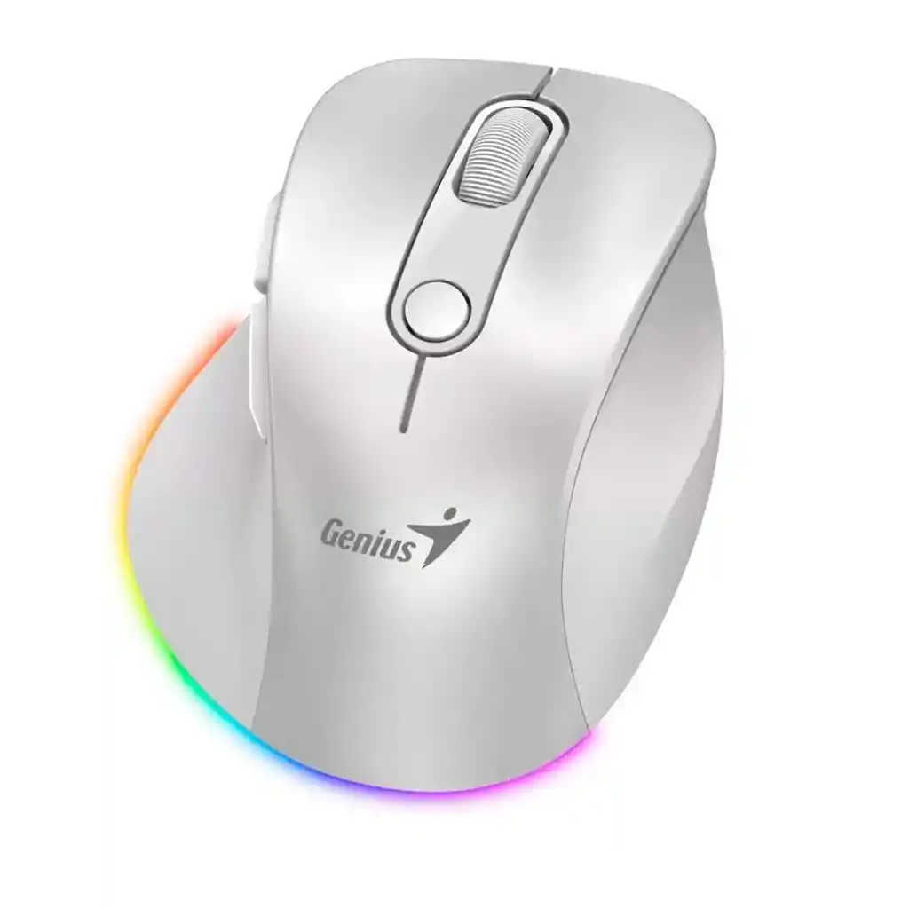 Mouse Inalámbrico Genius Ergo 9000s Pro Blanco