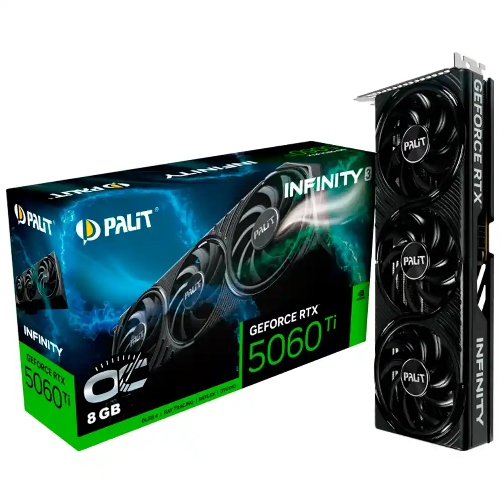 Tarjeta De Vídeo Palit Geforce Rtx 5060 Ti Infinity 3 Oc Gddr7 8gb