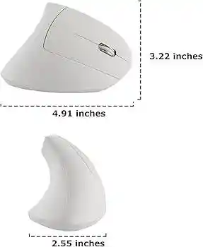 Mouse Ergonomico Vertical / Blanco