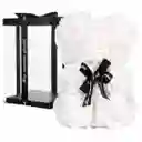 Osito Diseño Floral Blanco