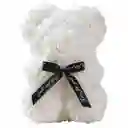 Osito Diseño Floral Blanco