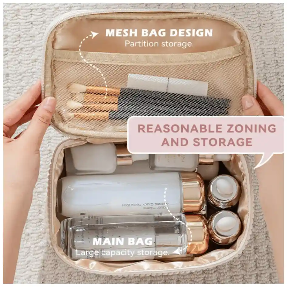 Cosmetiquera Neceser Grande Para Viajes Organizador Cosmetic