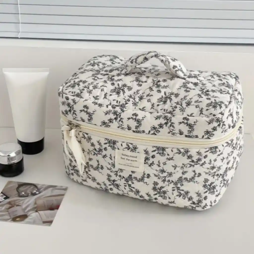 Cosmetiquera Neceser Extra Grande Organizador Acolchado